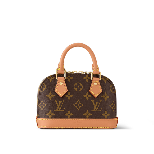 LOUIS VUITTON M82717 Alma Bag Monogram Coated Canvas(Nano/Brown Monogram)