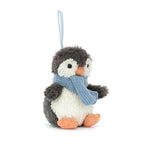 Jellycat Peanut Penguin Decoration 绒毛玩具(白色)