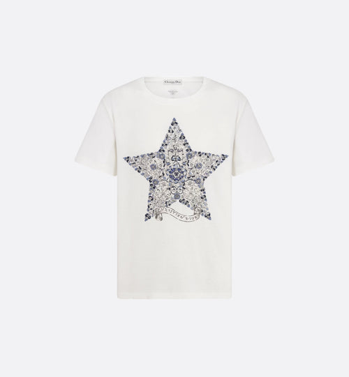 CHRISTIAN DIOR Embroidered T-Shirt | 迪奥 T恤 (白色)