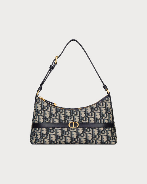 CHRISTIAN DIOR 30 Montaigne Mini Hobo Shoulder Bag | Dior underarm bag (blue presbyopia)