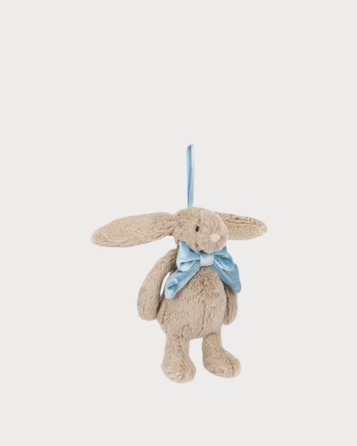 Jellycat Bashful Bunny Tree Decoration | Christmas Tree Ornament (Beige)