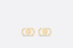 CHRISTIAN DIOR Petit CD Mini Stud Earrings | 迪奧 耳環 (金色)