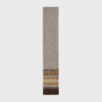 CELINE Scarf in brushed fair isle alpaca wool | 賽琳 頸巾 (米色)