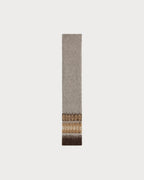 CELINE Scarf in brushed fair isle alpaca wool | 赛琳 围巾 (米色)