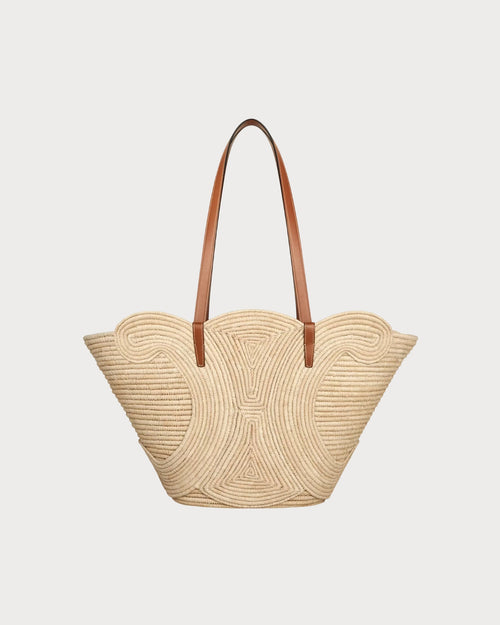 CELINE Classic Panier Medium Braided Triomphe | 賽琳 草編袋 (啡色) - LondonKelly 英國名牌代購