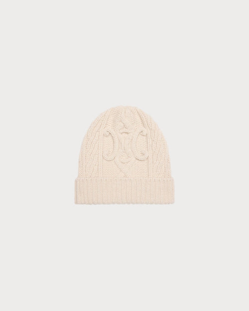 CELINE Triomphe Beanie | 赛琳 冷帽 (白色)