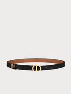 CHRISTIAN DIOR 30 Montaigne Reversible Belt(20MM/2 Colors)