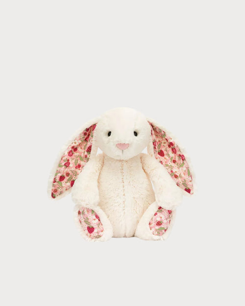 JELLYCAT Blossom Cream Bunny 'Berry' | 花朵奶油兔子“漿果” (白色)