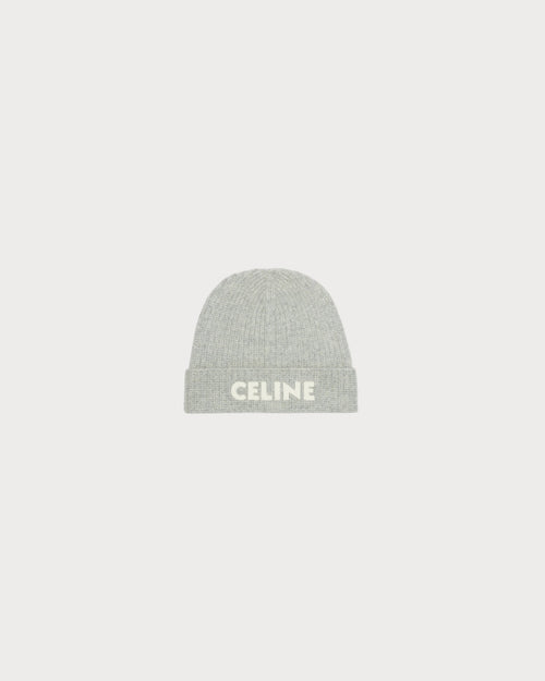 CELINE Men's Beanie | 賽琳 男仕冷帽 (Light Grey)