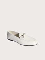 GUCCI Women's Loafer with Horsebit(White)