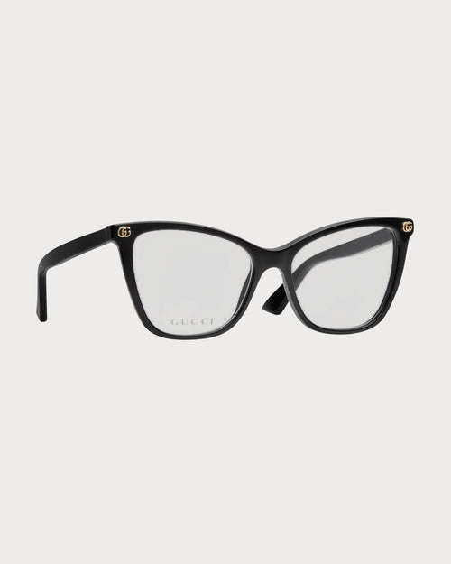GUCCI Cat-Eye Optical Frame Acetate(Noir)