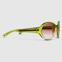 GUCCI Round Frame Sunglasses | Gucci Sunglasses (Multi-color)
