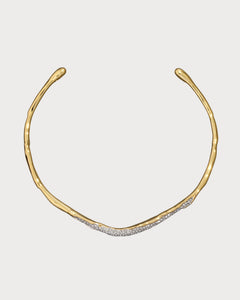 ALEXIS BITTAR Solanales Gold Crystal Skinny Collar | 颈链(多色)