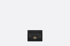CHRISTIAN DIOR Dior Jolie Freesia Card Holder | 迪奧 卡套 (Black)