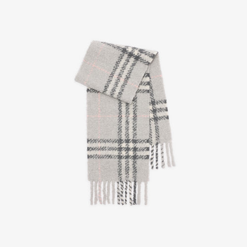 BURBERRY Check Alpaca Wool Blend Boucle Scarf | 博柏利 頸巾 (多色)