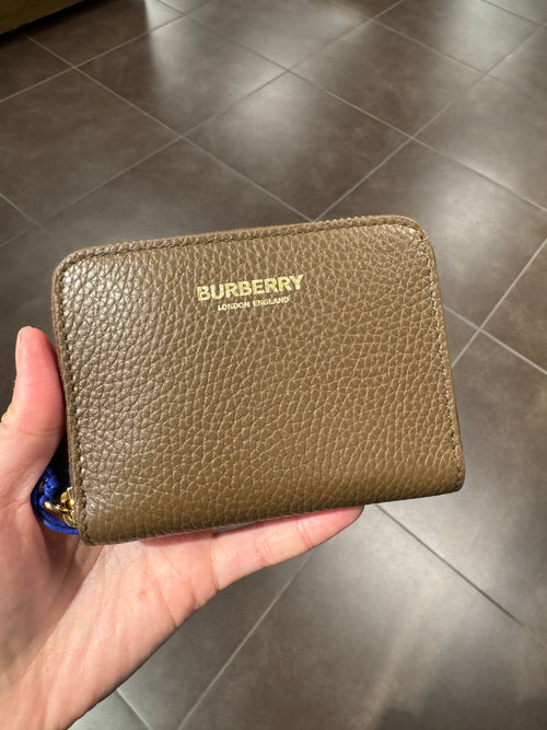 BURBERRY Mini Zip Around Wallet | Burberry Wallet (Multicolor)