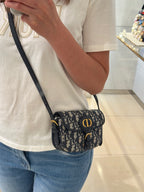 CHRISTIAN DIOR Dior Bobby East-West Bag Small | Dior Handbag (Blue)