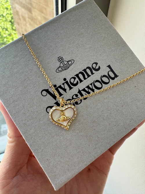 VIVIENNE WESTWOOD Petra Pendant Necklace | 西太后 心型頸鏈 (多色)