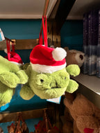 JELLYCAT Ricky Rain Frog Decoration | Ricky Rain Frog Christmas Decoration (Green)