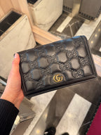GUCCI Lion GG Matelasse Wallet on Chain | 古馳 銀包連鏈帶 (黑色)