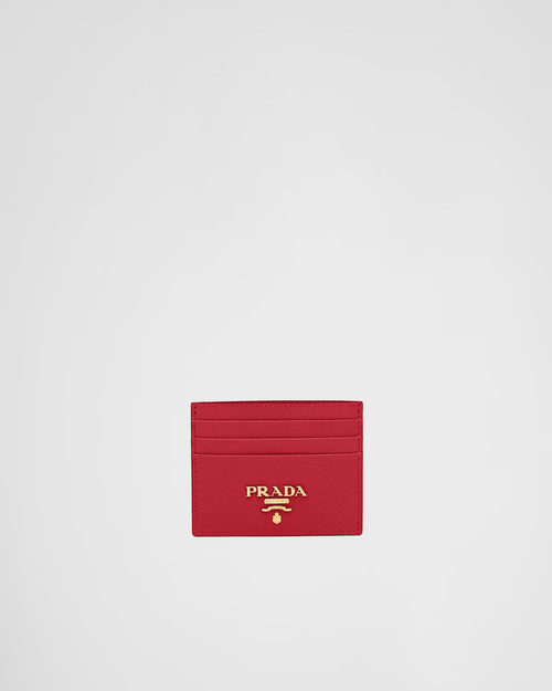 PRADA 1MC025 Saffiano Leather Card Holder | Prada Card Holder (Multi-color)