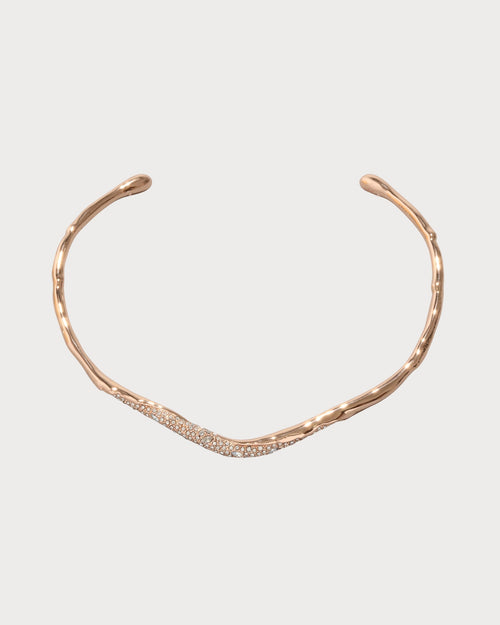 ALEXIS BITTAR Solanales Gold Crystal Skinny Collar | 颈链(多色)