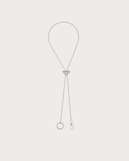 PRADA 1PS052 Metal Keychain Necklace | 普拉达颈链(多色)