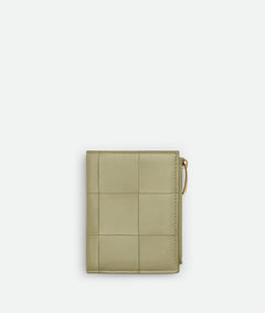 BOTTEGA VENETA Small Bi-Fold Zip Wallet | Bottega Veneta Wallet (Multicolor)