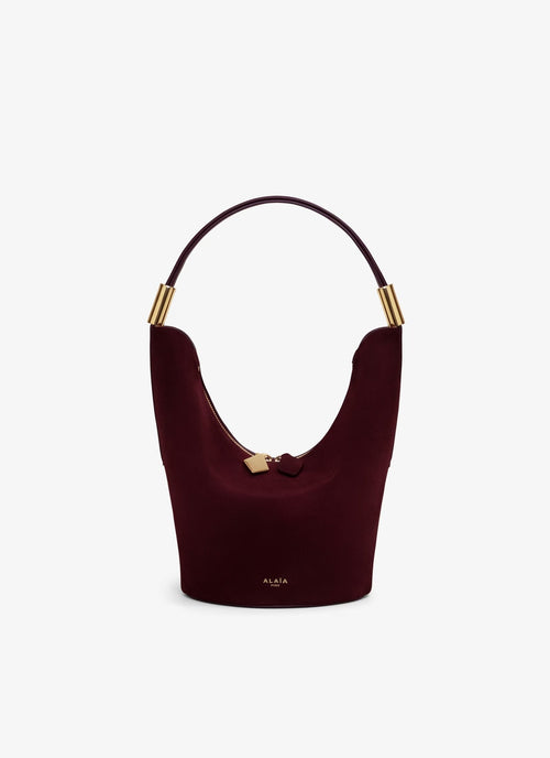 ALAIA Shape Small Bag In Suede Goatskin And Calfskin | 腋下袋 (紅色) - LondonKelly 英國名牌代購