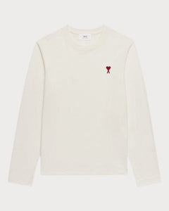AMI PARIS(M) Long Sleeves Ami De Coeur T-Shirt Cotton(2 Colors) - LONDONKELLY 英国名牌代购
