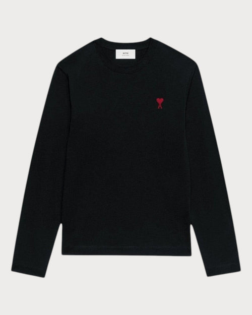 AMI PARIS(M) Long Sleeves Ami De Coeur T-Shirt Cotton(2 Colors) - LONDONKELLY 英国名牌代购