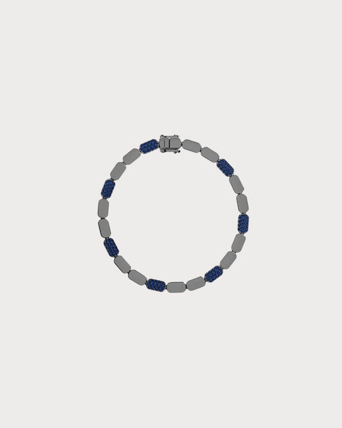 APM MONACO AB5343KBR Dainty Silver Bracelet | 手鏈 (深灰色) - LondonKelly 英國名牌代購