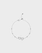 APM MONACO AB5703OX Heart Adjustable Bracelet | 愛心可調手鏈 (銀色) - LondonKelly 英國名牌代購