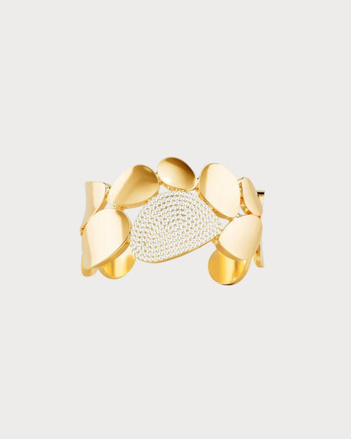 APM MONACO YB5588OX Statement Galet Bangle | 個性鵝卵石手鐲 (金色) - LondonKelly 英國名牌代購