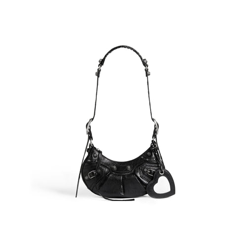 BALENCIAGA Women's Le Cagole XS Shoulder Bag | 巴黎世家 手袋 (黑色) - LondonKelly 英国名牌代购