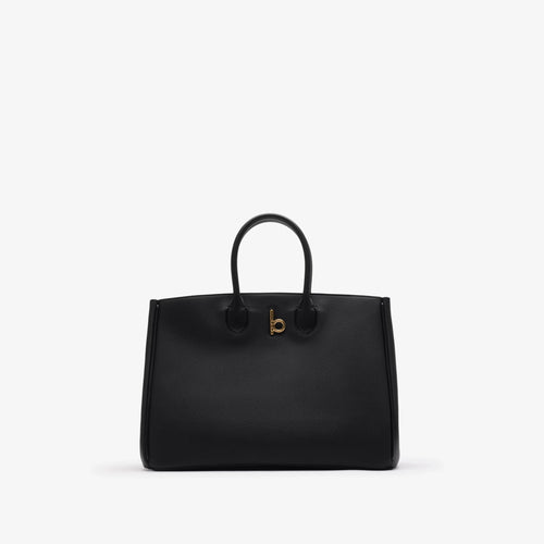 BURBERRY Medium Rocking Horse Tote Black | 博柏利 手袋 (中碼/黑色) - LondonKelly 英國名牌代購