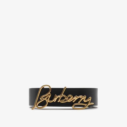 BURBERRY Reversible Leather Signature Belt Black/Hazel | 博柏利 雙面皮帶 (黑色/啡色) - LondonKelly 英國名牌代購