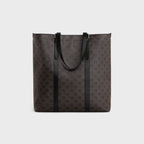 CELINE Men's Cabas With Buckle In Triomphe Canvas | 賽琳 男仕手提袋 (黑色) - LondonKelly 英國名牌代購