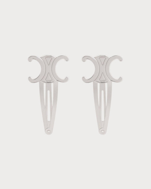 CELINE Set of 2 Snap Hair Clip in Brass | 赛琳 发夹一套2件 (多色) - LONDONKELLY 英国名牌代购