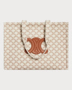 CELINE Textile Large Cabas Thais | 赛琳 手提袋 (大码/白色)