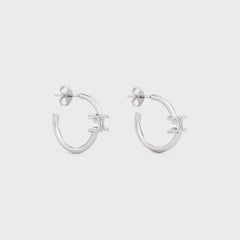 CELINE Triomphe Asymmetric Hoops | 賽琳 耳環 (多色) - LondonKelly 英國名牌代購