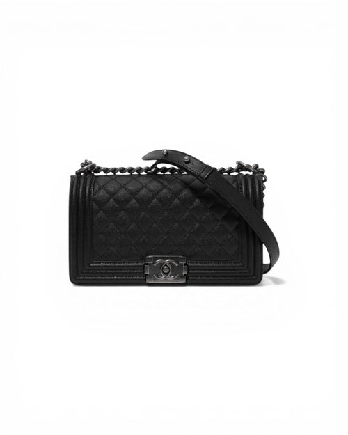 CHANEL A67085 Classic Small Boy Chanel Handbag | 香奈兒 手袋 (黑色) - LONDONKELLY 英國名牌代購