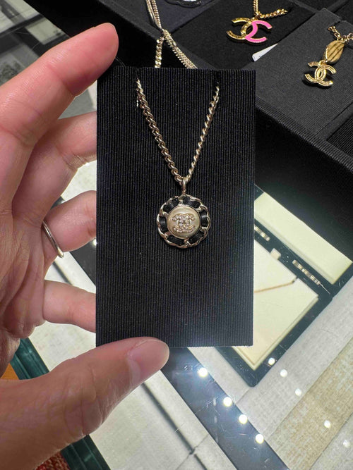 CHANEL ABG558 CC Logo Necklace(Black) - LONDONKELLY 英國名牌代購