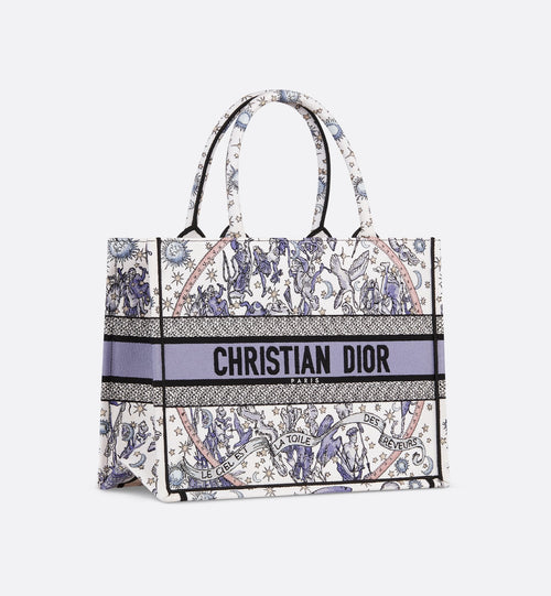 CHRISTIAN DIOR Dior Lucky Medium Dior Book Tote | 迪奧 手提袋 (中碼/藍色) - LondonKelly 英國名牌代購