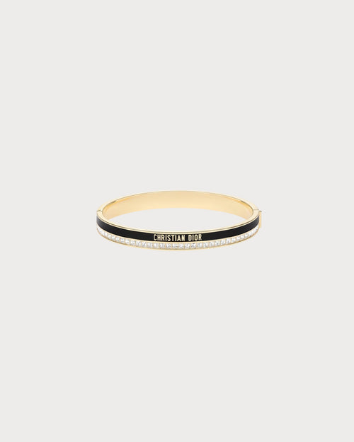 CHRISTIAN DIOR Dior Night Code Bangle | 迪奧 手鐲 (黑色) - LONDONKELLY 英國名牌代購