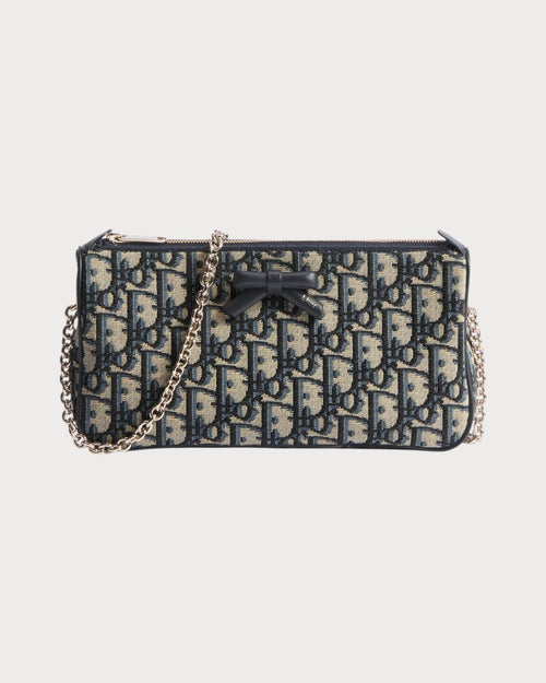 CHRISTIAN DIOR Dior Promenade Pouch with Chain | 迪奧 手袋 (藍色) - LONDONKELLY 英國名牌代購