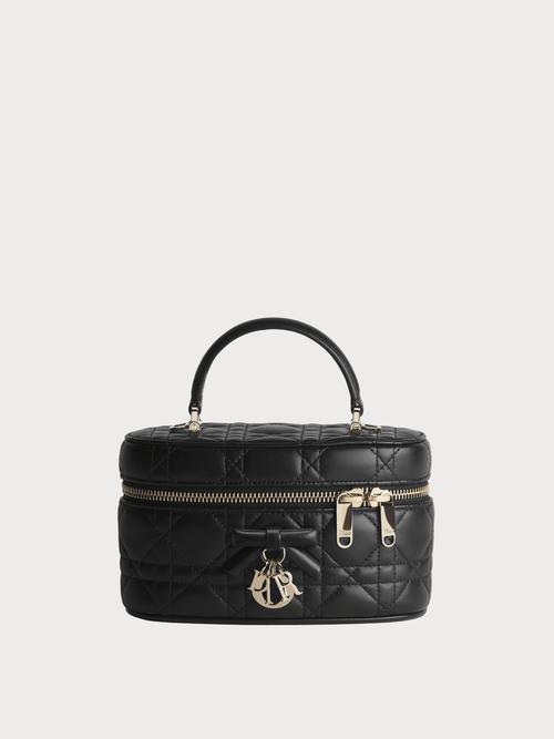 CHRISTIAN DIOR Mini Vanity Cannage Lambskin(Black) - LONDONKELLY 英國名牌代購