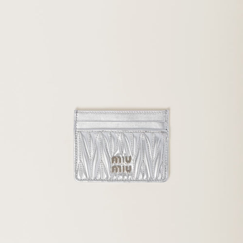 MIU MIU Matelasse Nappa Leather Card Holder | Miu Miu Card Holder (Multicolor)