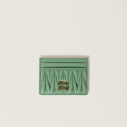 MIU MIU Matelasse Nappa Leather Card Holder | Miu Miu Card Holder (Multicolor)