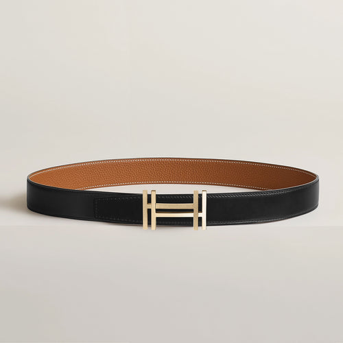 HERMES Men's H Au Carre Belt Buckle & Reversible Leather Strap | 愛馬仕 男仕雙面皮帶 (32MM/ 多色)